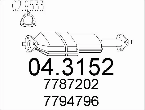 Catalytic Converter (04.3152)