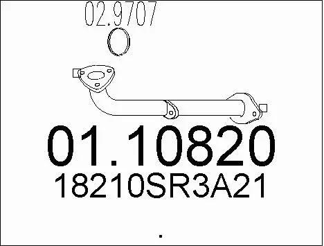 Exhaust Pipe (01.10820)