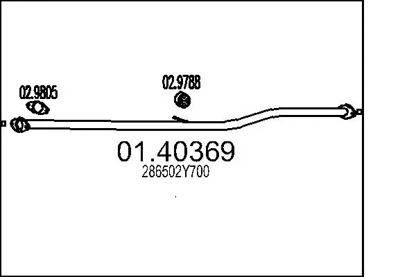 Exhaust Pipe (01.40369)