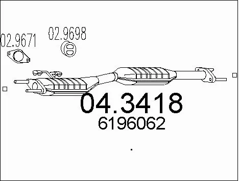 Catalytic Converter (04.3418)