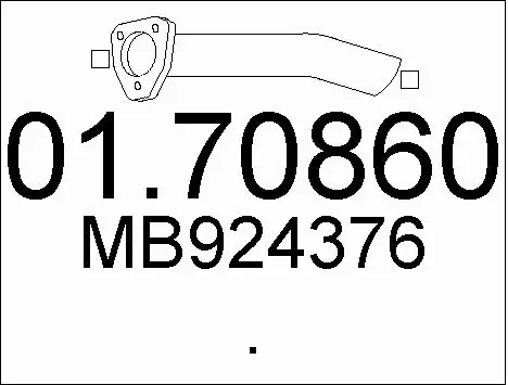 Exhaust Pipe (01.70860)