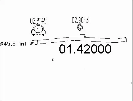 Exhaust Pipe (01.42000)