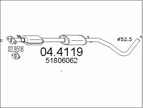 Catalytic Converter (04.4119)