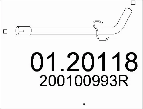 Exhaust Pipe (01.20118)