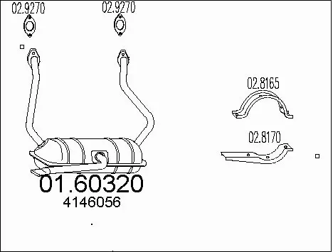 Rear Muffler (01.60320)
