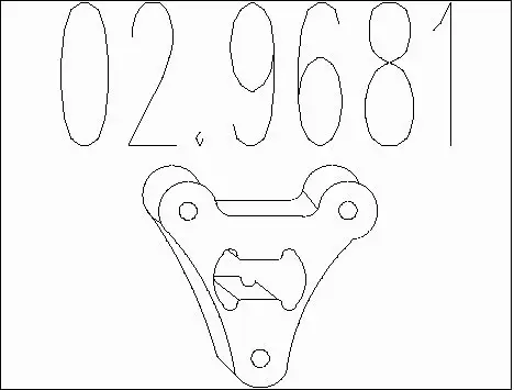Rubber Buffer, muffler (02.9681)