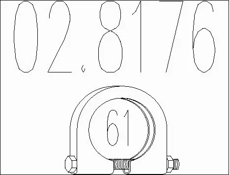 Pipe Connector, exhaust system (02.8176)