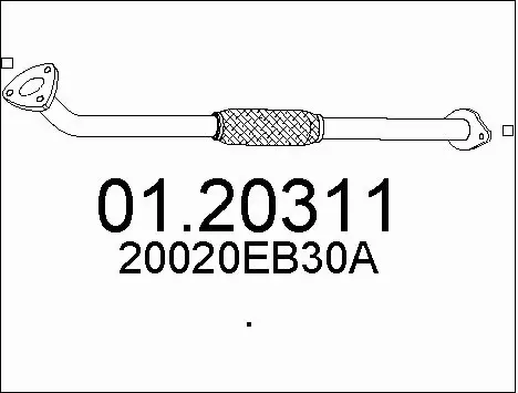 Exhaust Pipe (01.20311)