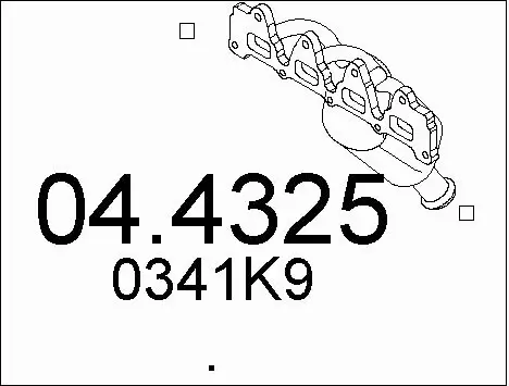 Catalytic Converter (04.4325)