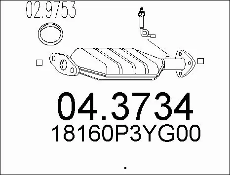 Catalytic Converter (04.3734)