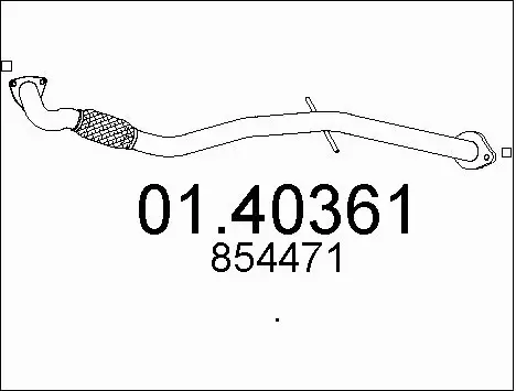 Exhaust Pipe (01.40361)