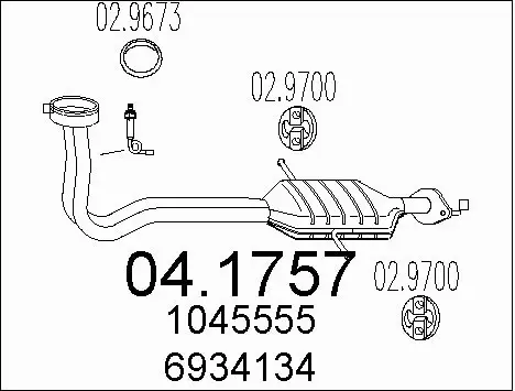 Catalytic Converter (04.1757)