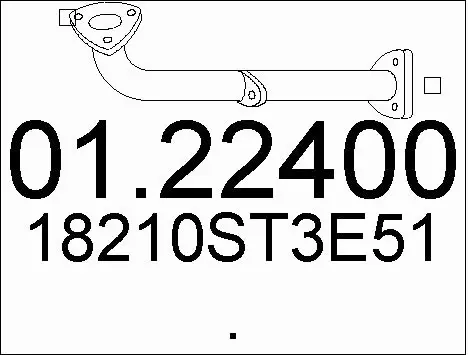 Exhaust Pipe (01.22400)
