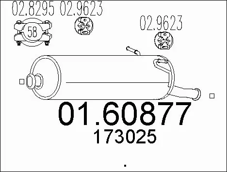 Rear Muffler (01.60877)