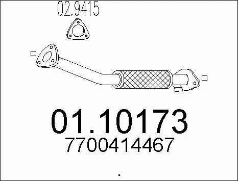 Exhaust Pipe (01.10173)