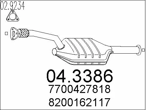 Catalytic Converter (04.3386)