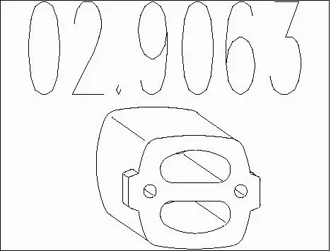 Rubber Buffer, muffler (02.9063)