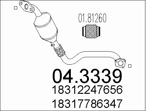 Catalytic Converter (04.3339)