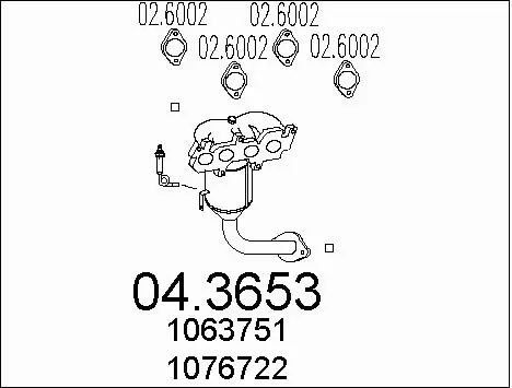 Catalytic Converter (04.3653)