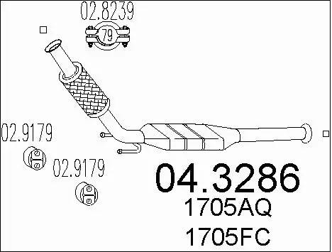 Catalytic Converter (04.3286)
