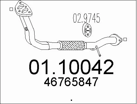 Exhaust Pipe (01.10042)