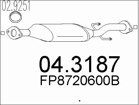 Catalytic Converter (04.3187)
