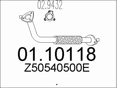Exhaust Pipe (01.10118)
