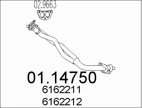 Exhaust Pipe (01.14750)