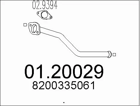 Exhaust Pipe (01.20029)