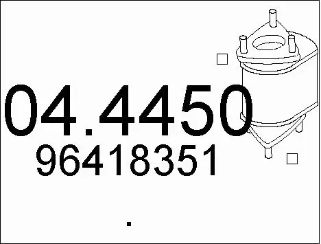 Catalytic Converter (04.4450)