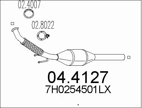 Catalytic Converter (04.4127)