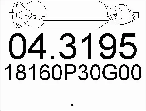 Catalytic Converter (04.3195)