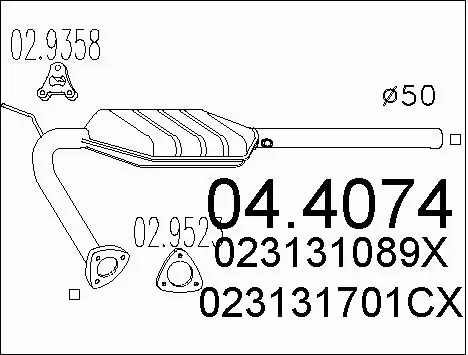 Catalytic Converter (04.4074)