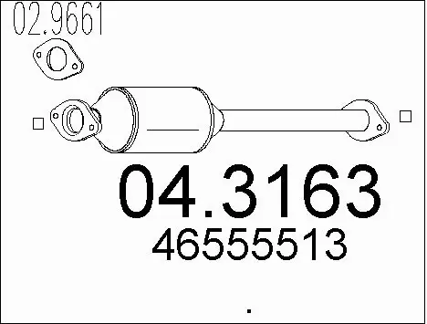 Catalytic Converter (04.3163)