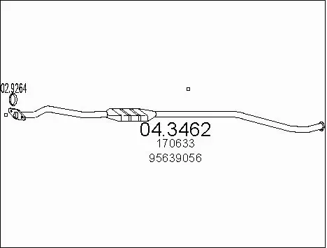 Catalytic Converter (04.3462)