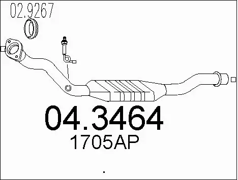 Catalytic Converter (04.3464)