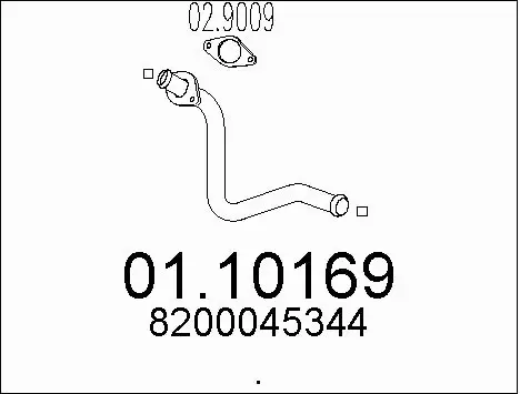 Exhaust Pipe (01.10169)