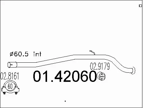 Exhaust Pipe (01.42060)