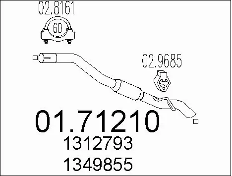 Exhaust Pipe (01.71210)