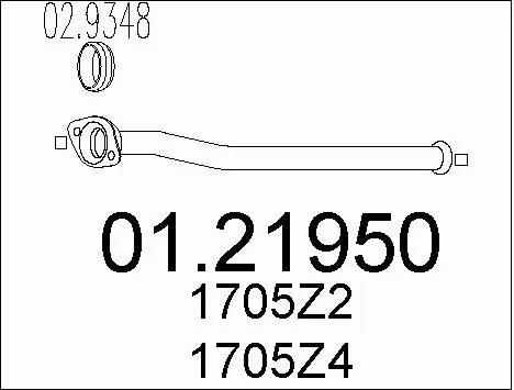 Exhaust Pipe (01.21950)