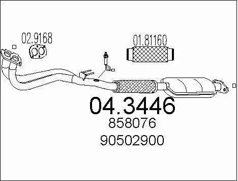 Catalytic Converter (04.3446)