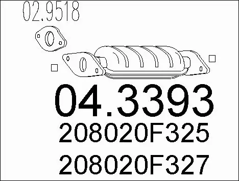 Catalytic Converter (04.3393)