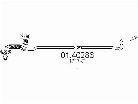 Exhaust Pipe (01.40286)