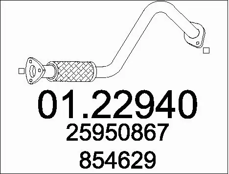 Exhaust Pipe (01.22940)