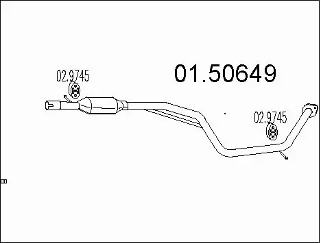 Centre Muffler (01.50649)