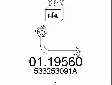 Exhaust Pipe (01.19560)