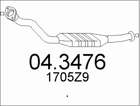Catalytic Converter (04.3476)