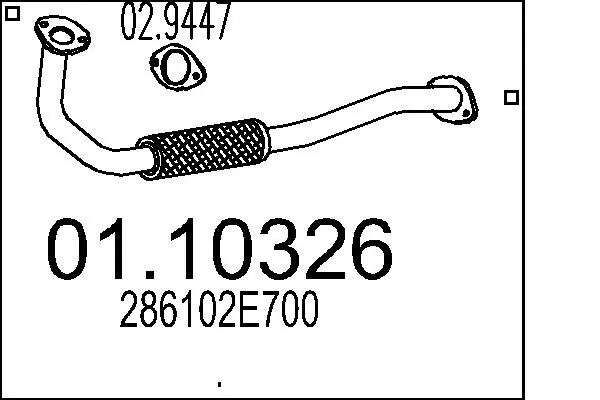 Exhaust Pipe (01.10326)