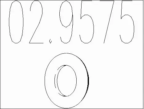 Rubber Buffer, muffler (02.9575)