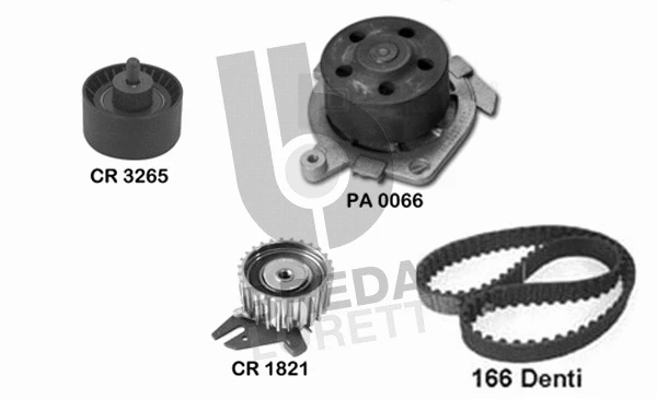 Water Pump & Timing Belt Kit (KPA0591A)